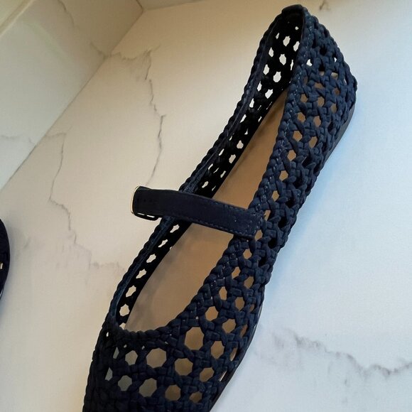 Ann Taylor Woven Mary Jane Ballet Flat - Size 11 - NEW - Picture 3 of 7